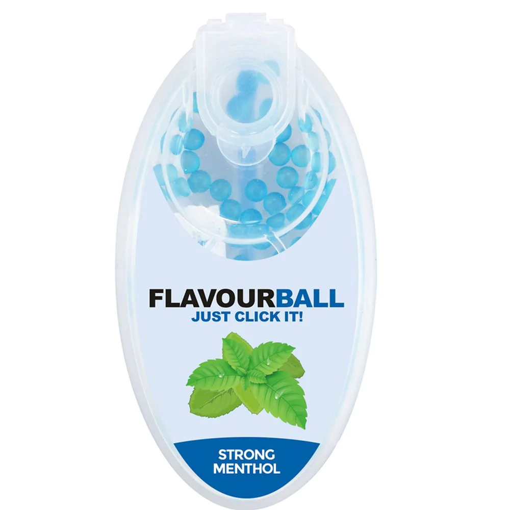 Flavourball - Stærk Menthol Aroma Klik Kugler 100 stk - Aroma Kugler